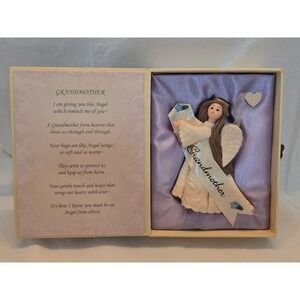 2004 Angel Pavillion Gift Company Grandmother Angel In‎ Keepsake Box New